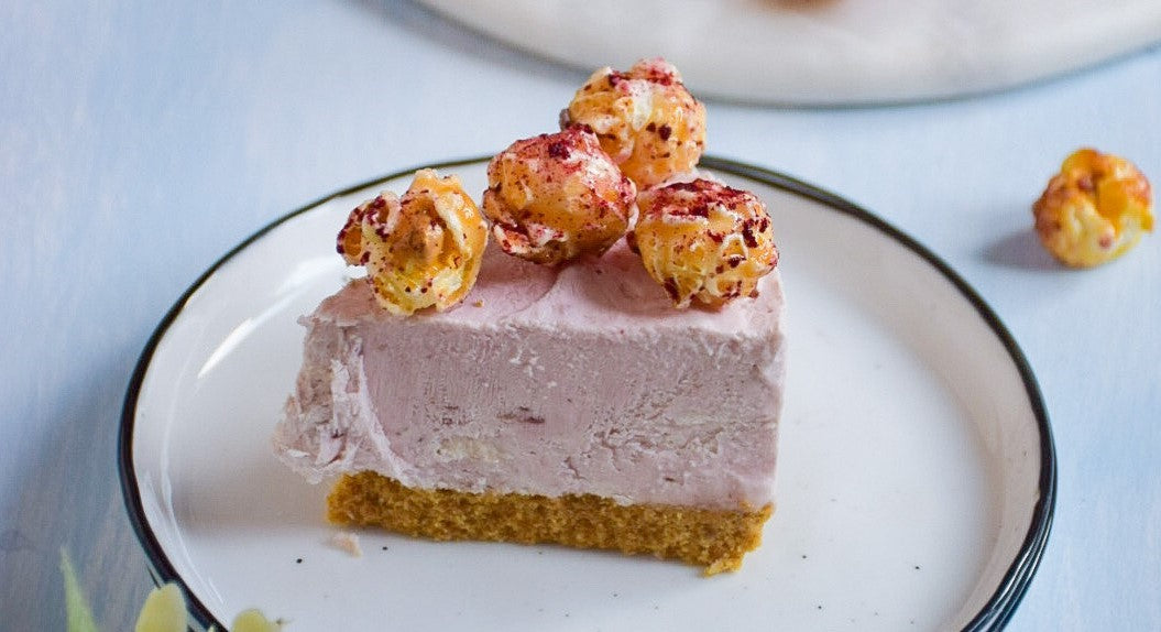 No-Bake Cherry Bakewell Cheesecake – Popcorn Shed