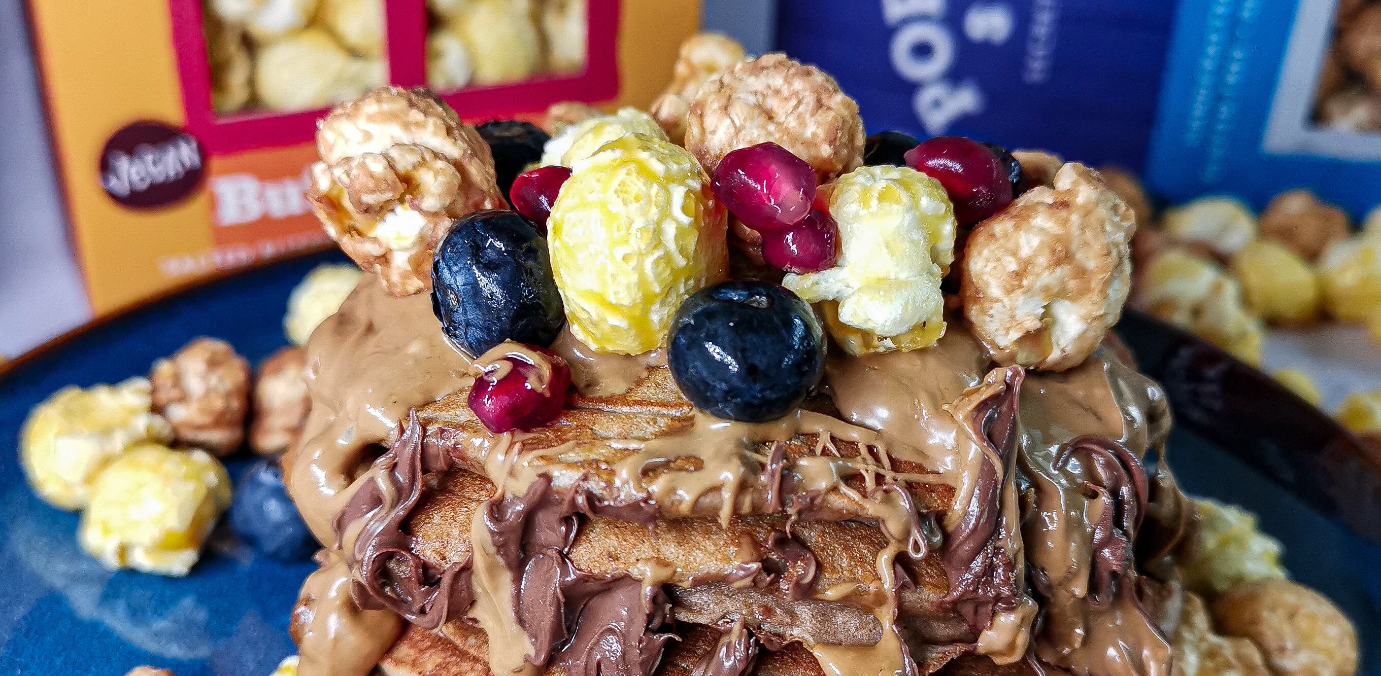 Popcorn Protein Pancakes