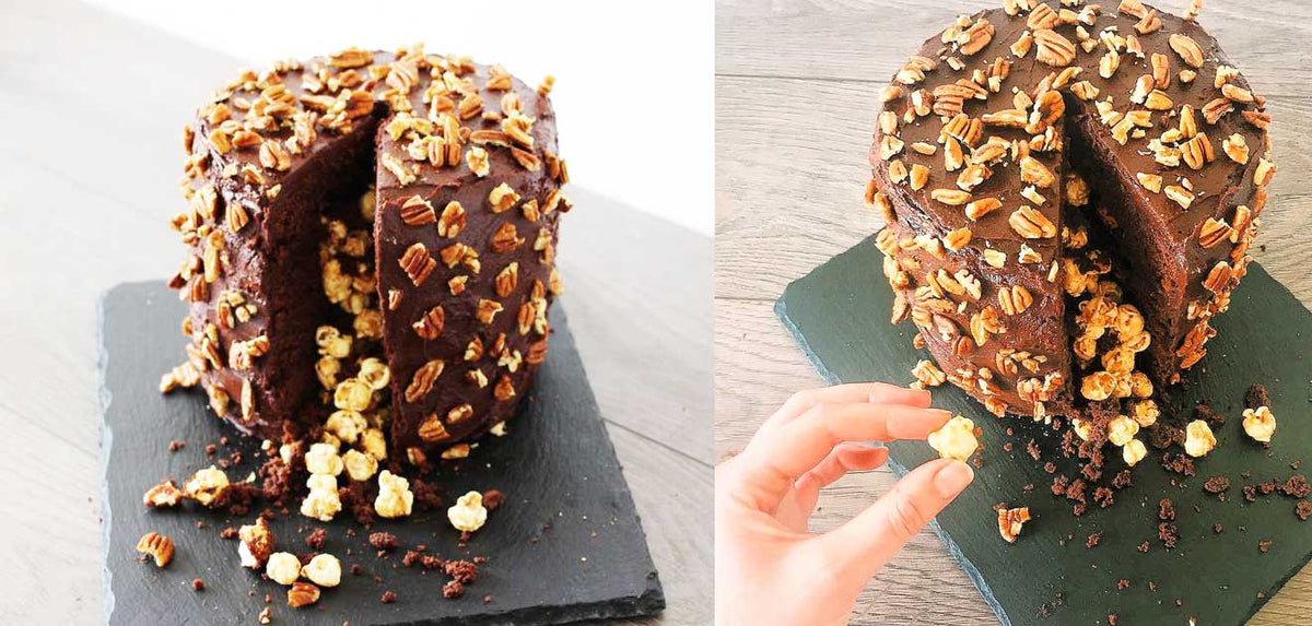 Pecan Pie Popcorn Cake