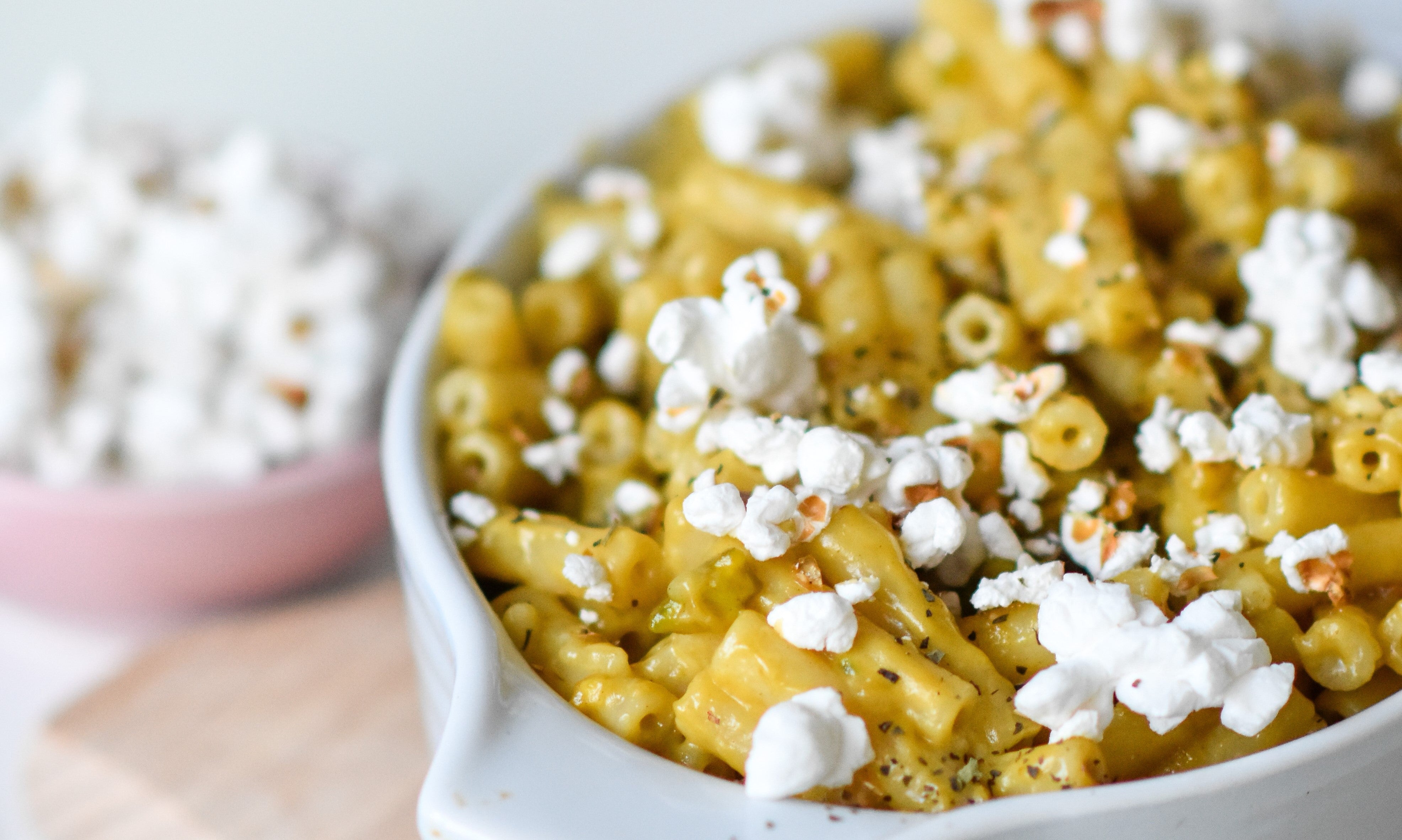 Vegan Popcorn Crusted Macaroni and Cheese – Popcorn Shed