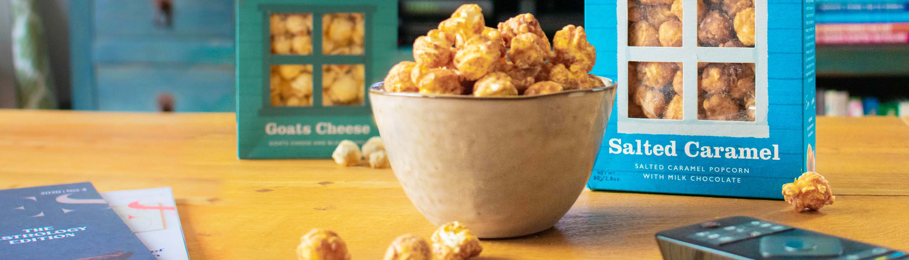 Caramel Chocolate Drizzle Gourmet Popcorn • Vegan Caramel Corn - View #9
