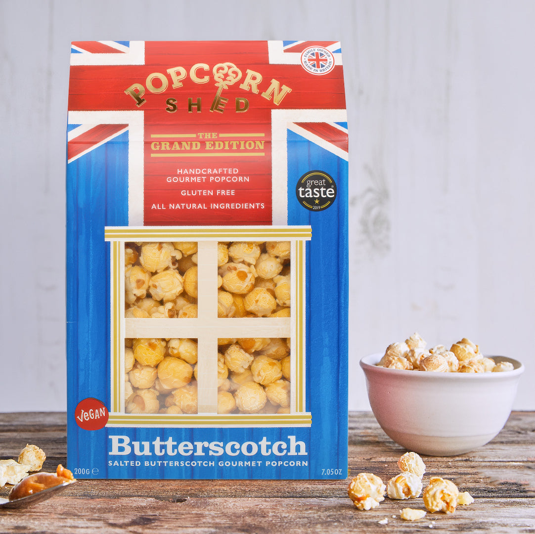 Butterscotch Popcorn Grand Edition Shed | 200g