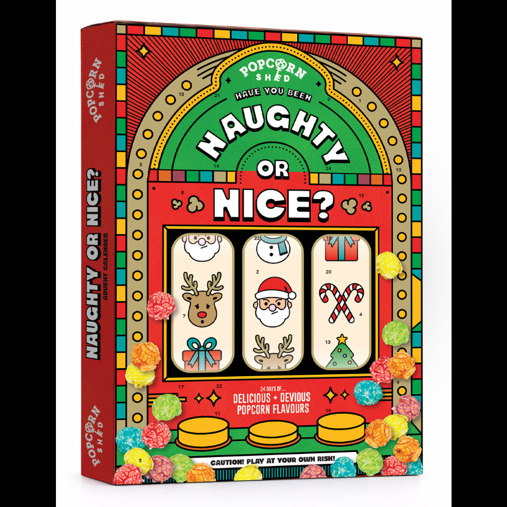 Naughty or Nice Popcorn Advent Calendar