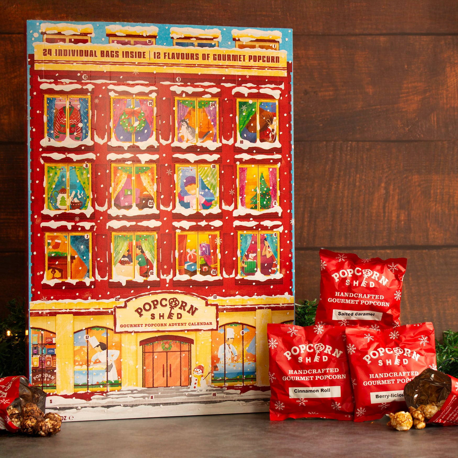 Signature Gourmet Popcorn Advent Calendar - Popcorn Shed