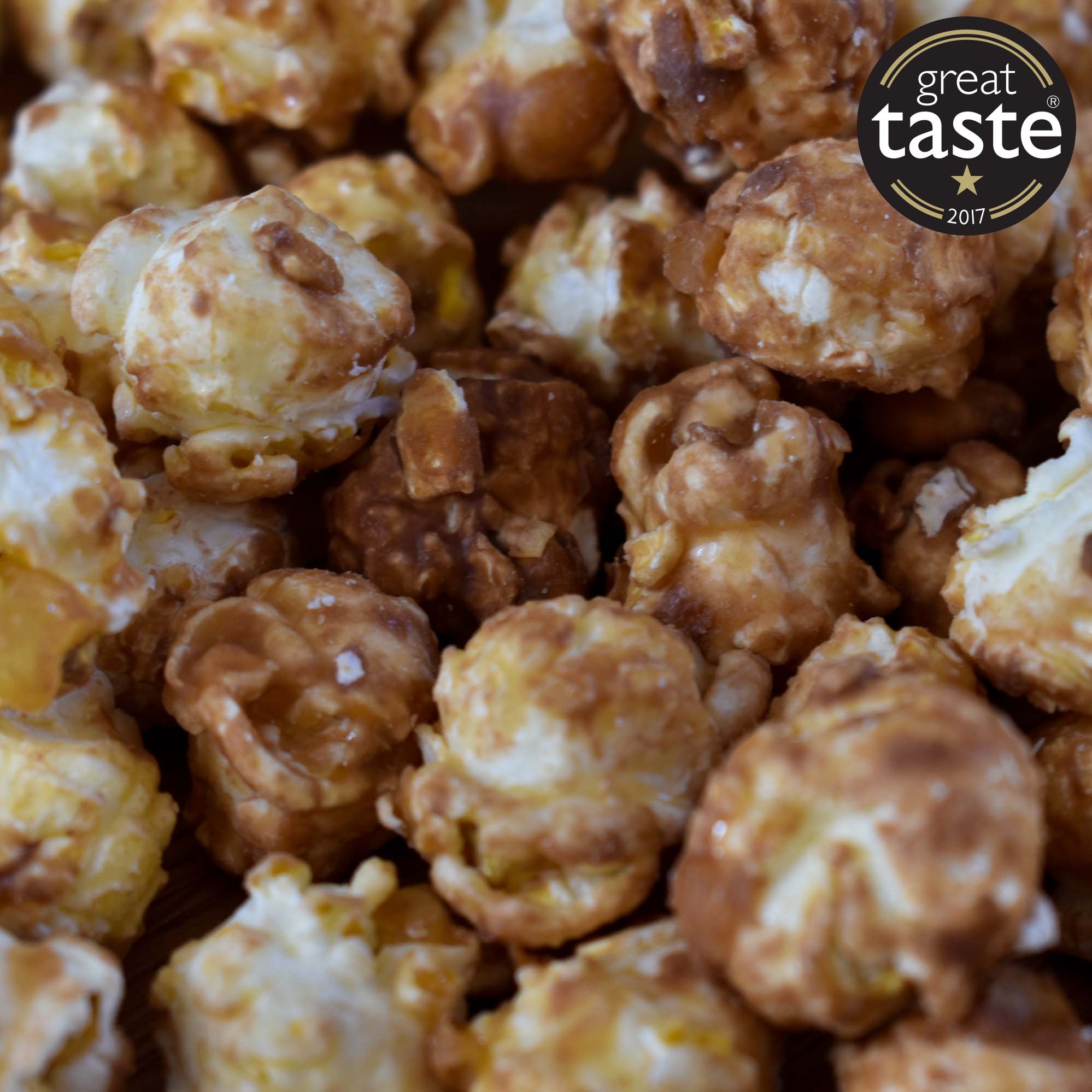 Salted Caramel Popcorn, Great Taste Award 2017