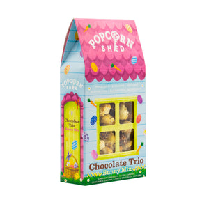 Chocolate Trio Popcorn Shed
