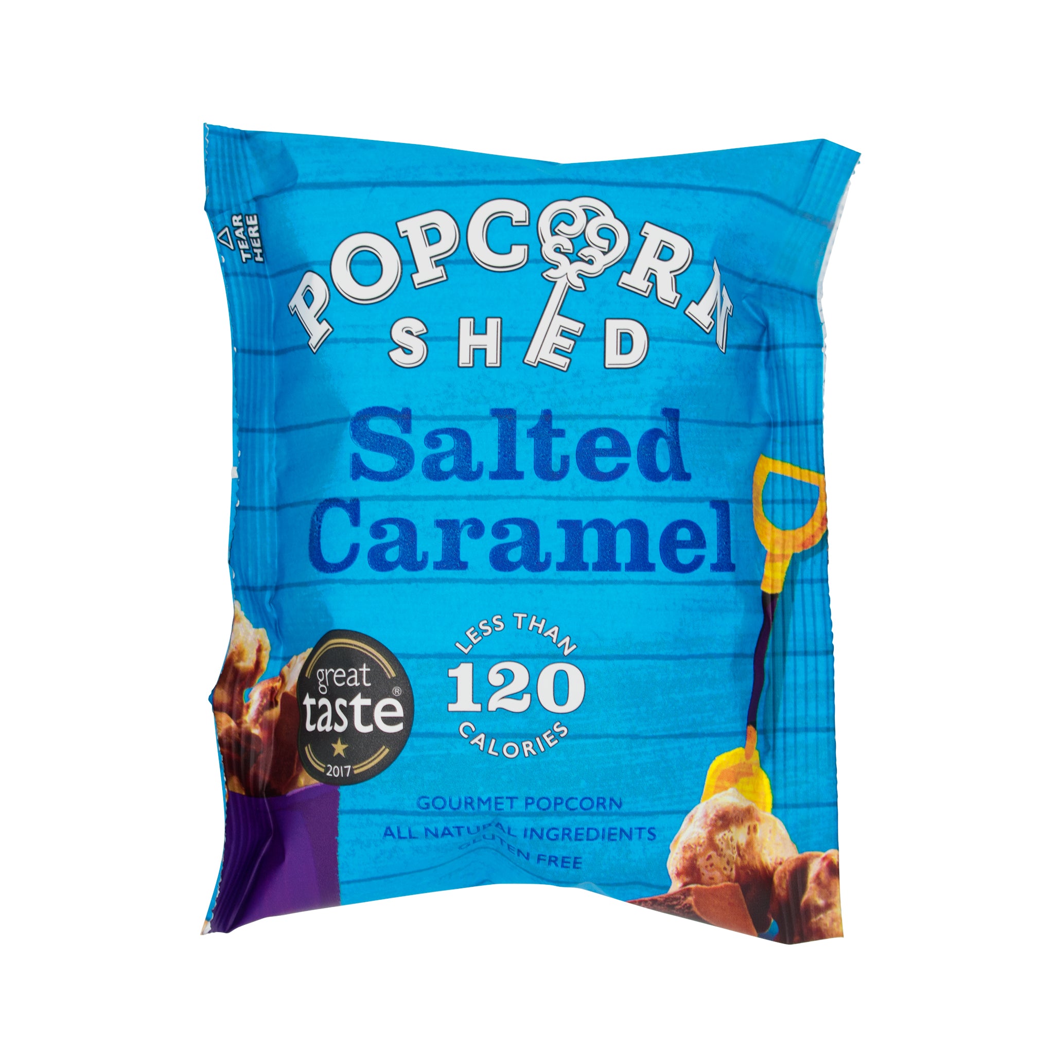 Caramel Chocolate Drizzle Gourmet Popcorn • Vegan Caramel Corn - View #11