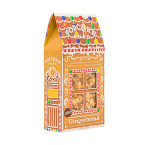 Gingerbread Popcorn Shed