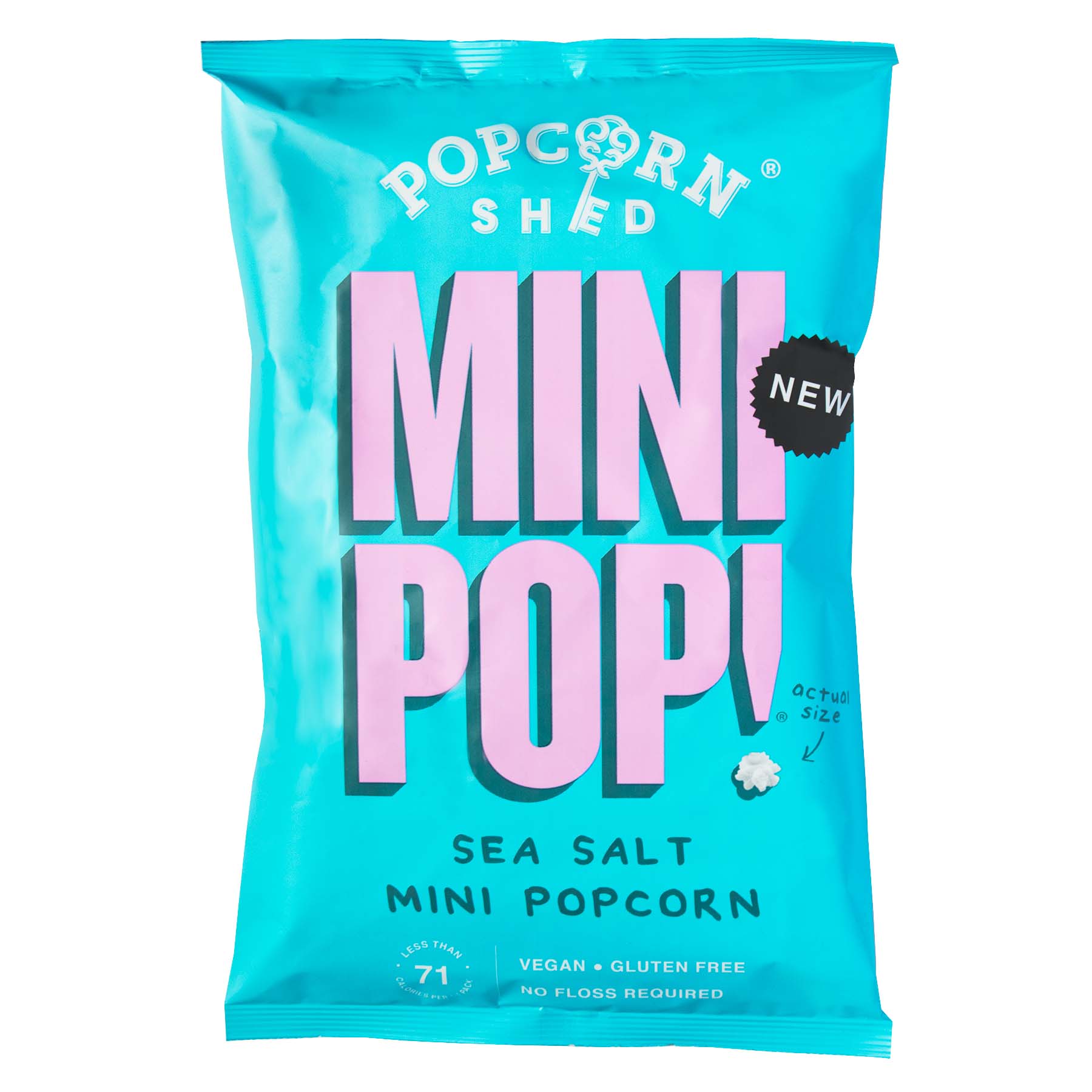 Mini Pop!® Sea Salted - Case of 10 x Sharing Bags - Popcorn Shed