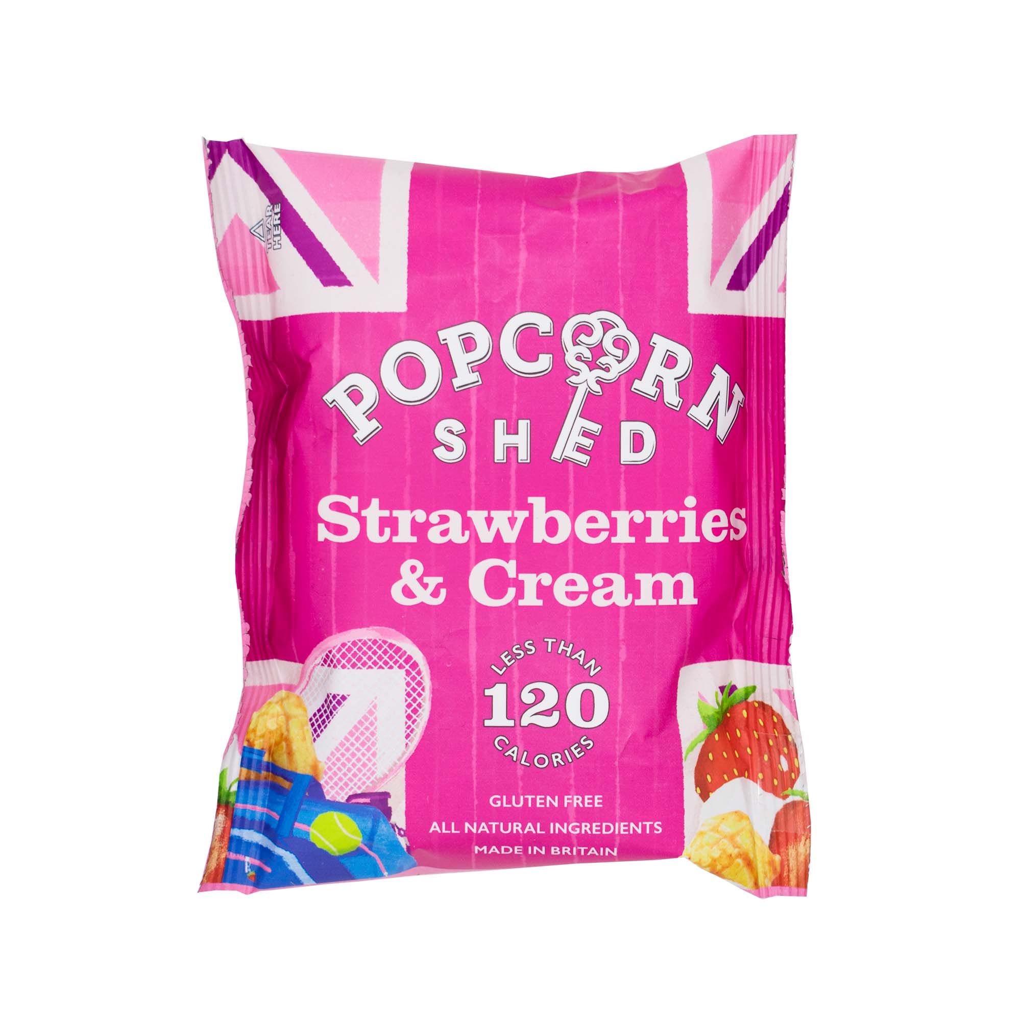 Strawberries & Cream Popcorn Snack Pack - Popcorn Shed