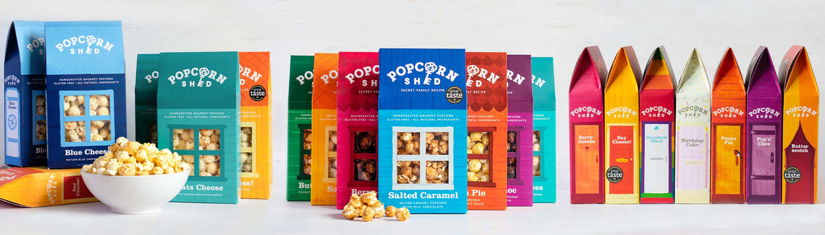 3 Shed Multicoloured Popcorn Bundle - Popcorn Shed