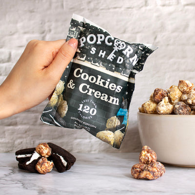 Cookies and Cream Popcorn Snack Packs - Popcorn Shed