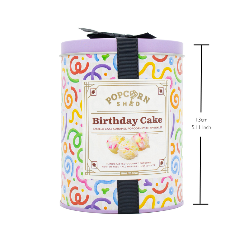 Birthday Cake Popcorn Mini Gift Tin
