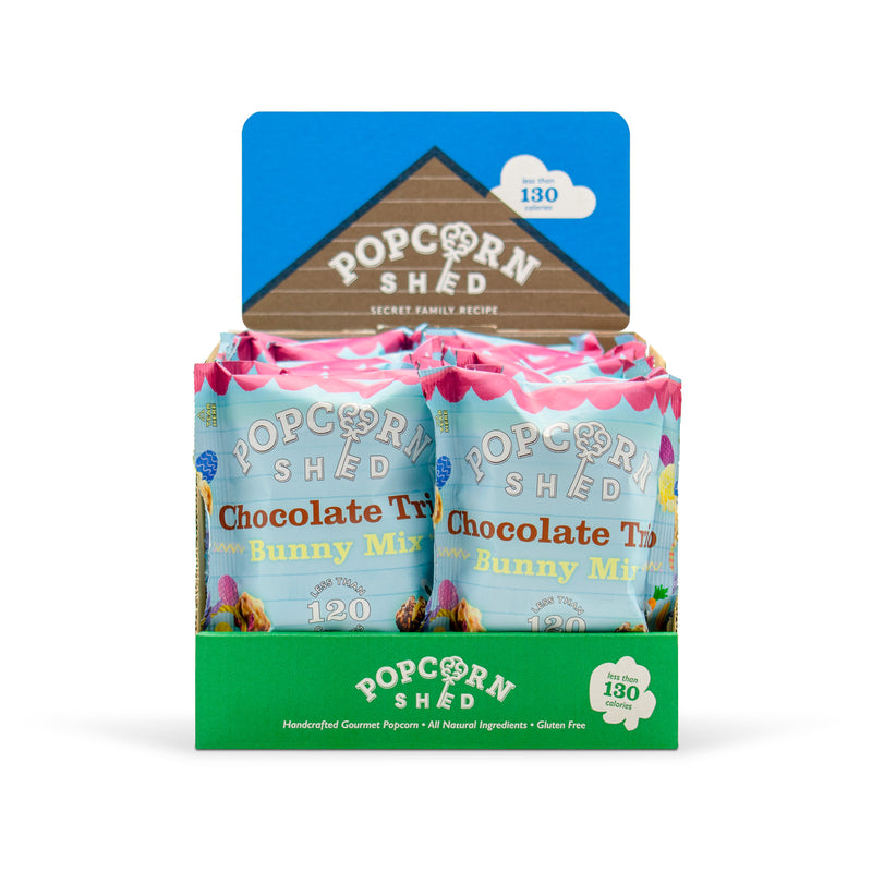 Chocolate Trio Popcorn Snack Packs - Popcorn Shed