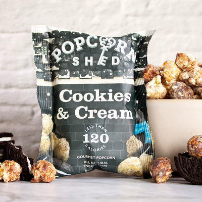 Cookies and Cream Popcorn Snack Packs - Popcorn Shed
