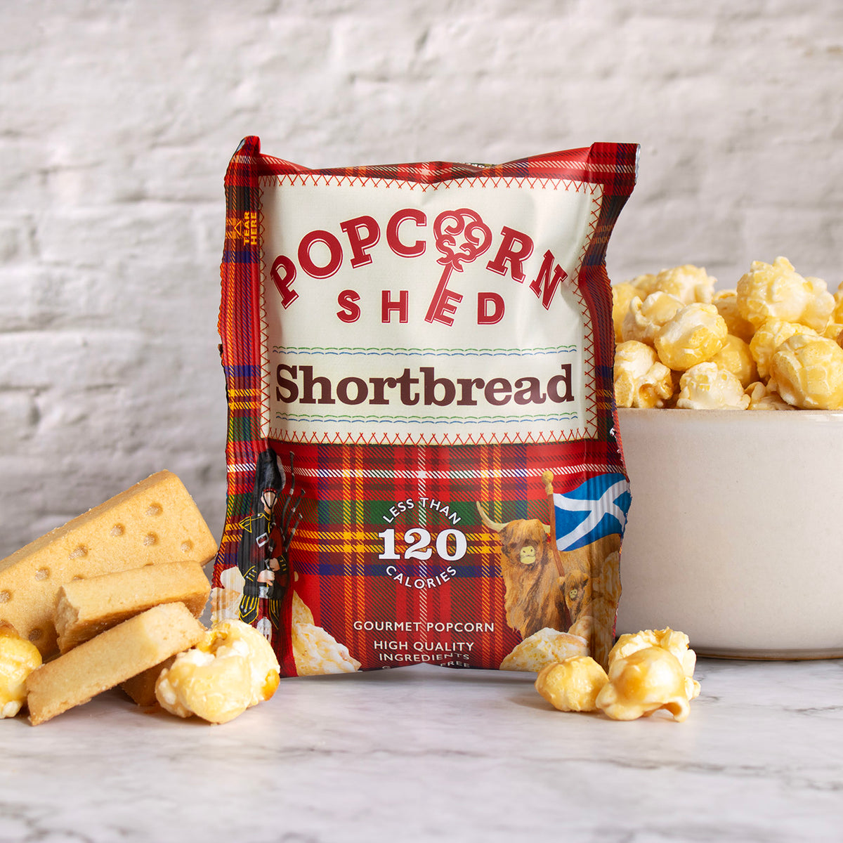 Shortbread Popcorn Snack Packs - Popcorn Shed