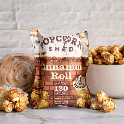 Cinnamon Roll Popcorn Snack Packs - Popcorn Shed