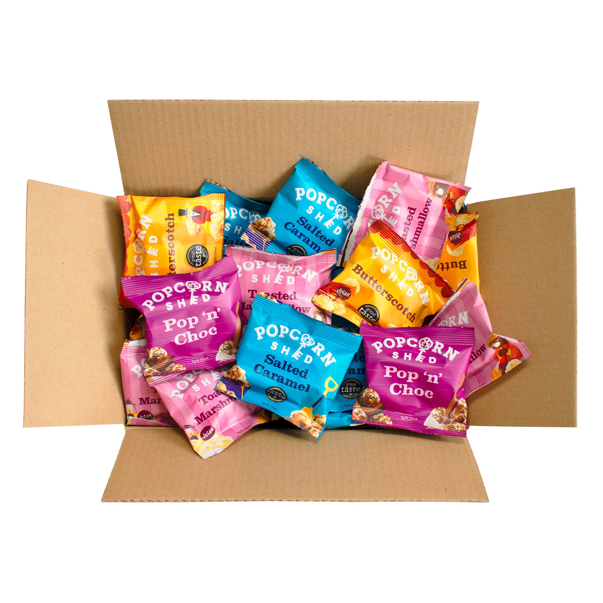 Gourmet Popcorn Mini Bag Mix Box - 48 bags - Popcorn Shed