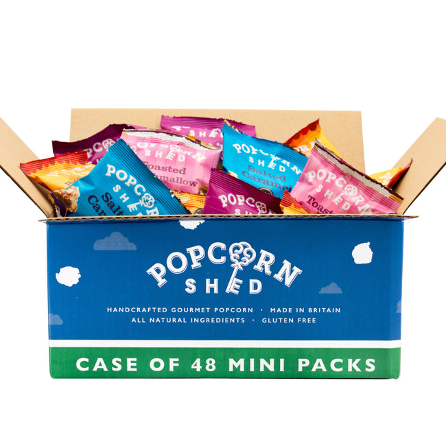 Gourmet Popcorn Mini Bag Mix Box - 48 bags - Popcorn Shed
