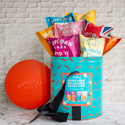 Popcorn Flavour Snack Selection Tin - Popcorn Shed