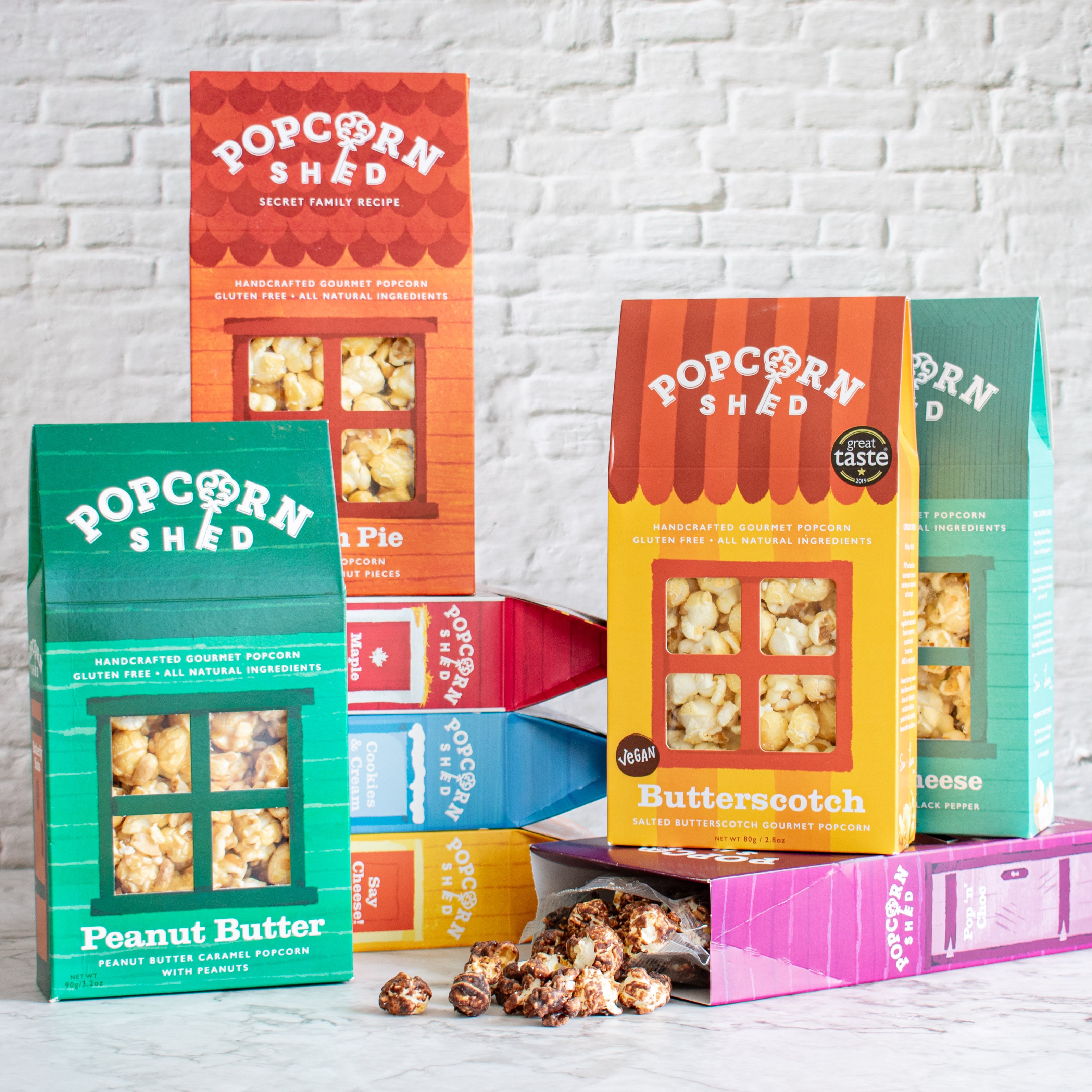 Gourmet Goal Getters Bundle - 8 Sheds - Popcorn Shed