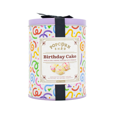 Birthday Cake Popcorn Mini Gift Tin - Popcorn Shed