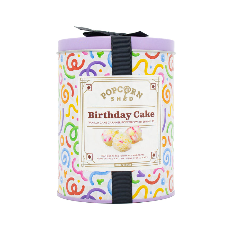 Birthday Cake Popcorn Mini Gift Tin