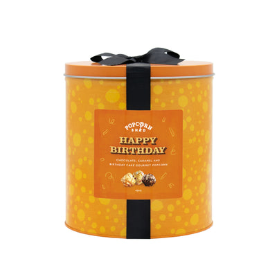Happy Birthday Popcorn Large Gift Tin - Popcorn Shed