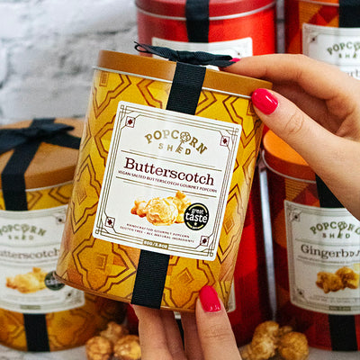 Butterscotch Popcorn Mini Gift Tin - Popcorn Shed