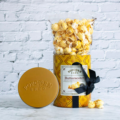 Butterscotch Popcorn Mini Gift Tin - Popcorn Shed