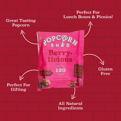 Berry-licious Popcorn Snack Pack - Popcorn Shed