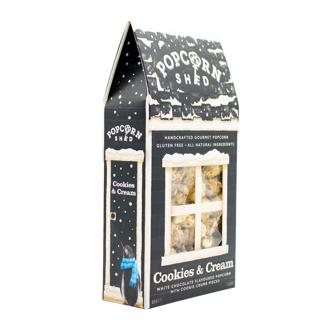 Cookies & Cream Gourmet Popcorn Black Shed