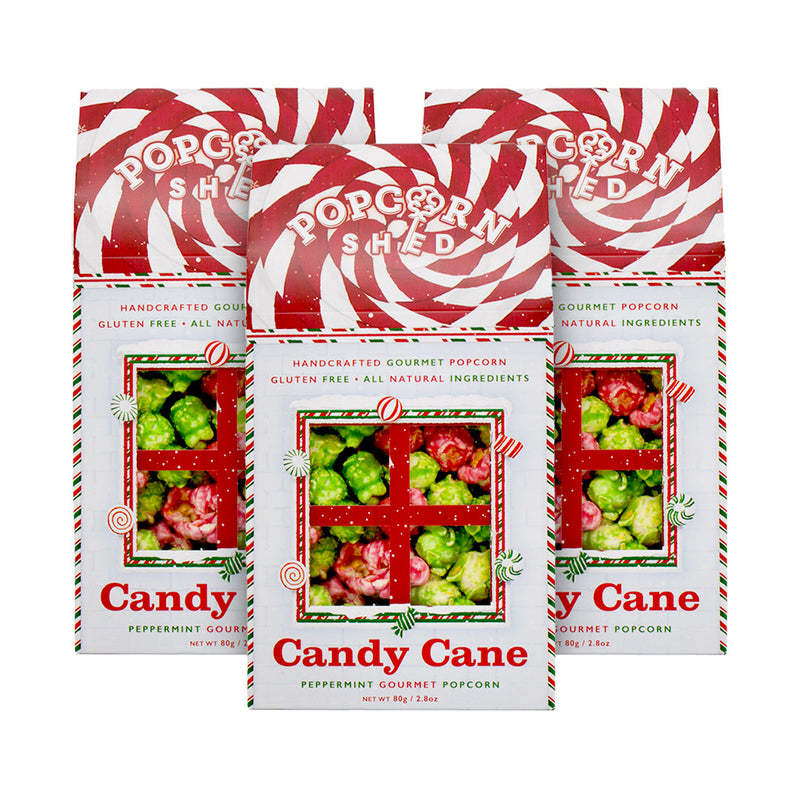 Candy Cane Popcorn Shed - Popcorn Shed