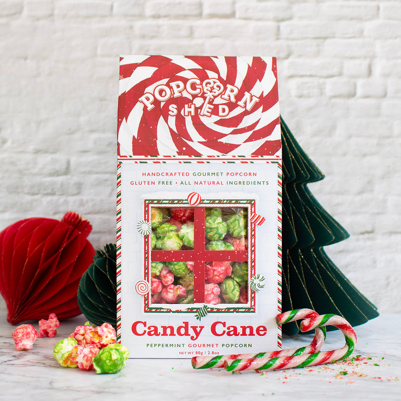 Candy Cane Popcorn Shed - Popcorn Shed