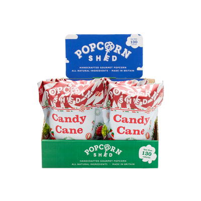 Candy Cane Popcorn Snack Packs | 16 Pack