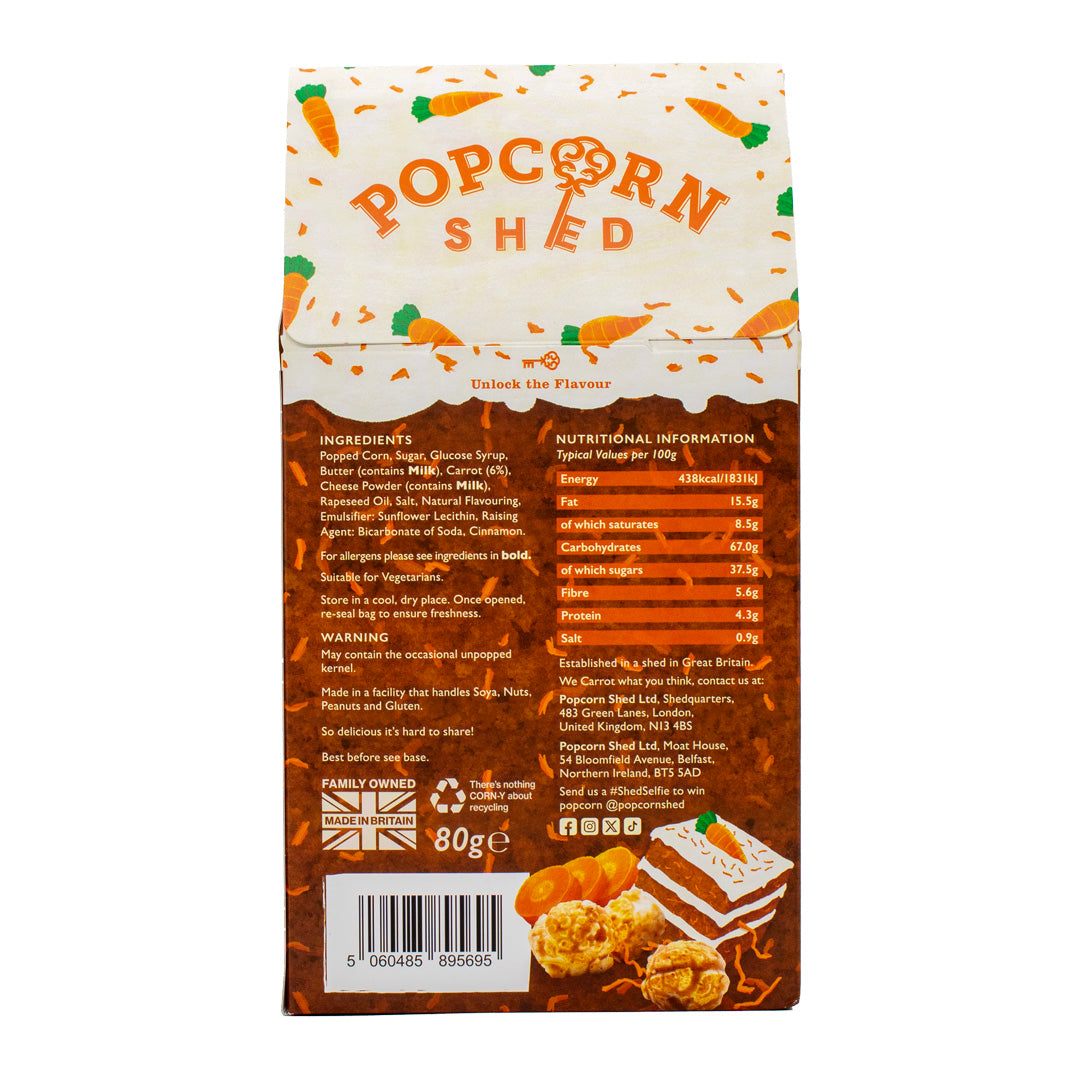 Carrot Cake Popcorn Shed - Popcorn Shed