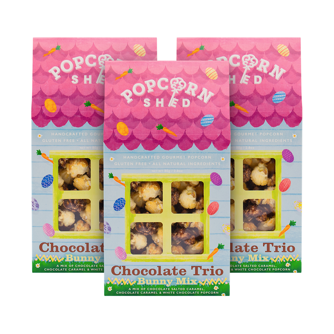 Chocolate Trio Popcorn Shed - Popcorn Shed