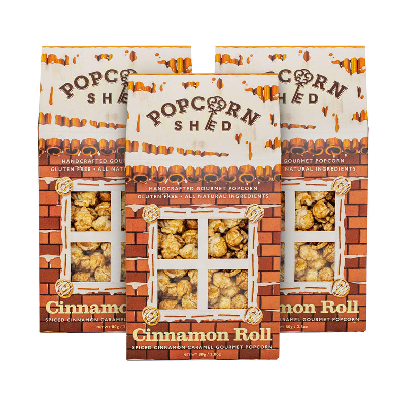 Cinnamon Roll Popcorn Shed