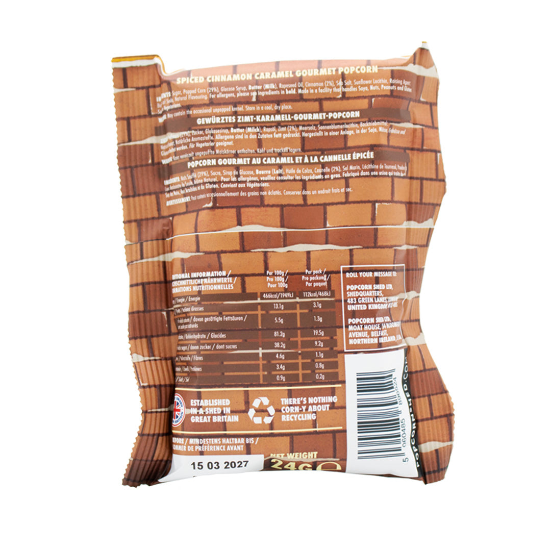 Cinnamon Roll Popcorn Snack Packs - Popcorn Shed