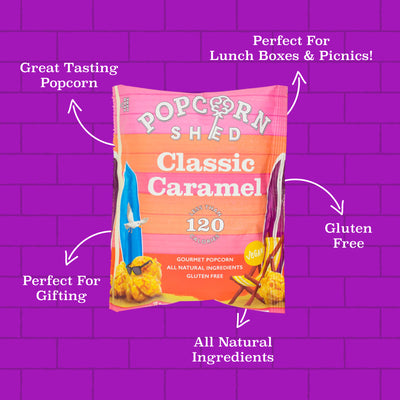 Classic Caramel Popcorn Snack Pack - Popcorn Shed