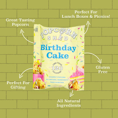 Birthday Cake Popcorn Snack Pack - Popcorn Shed