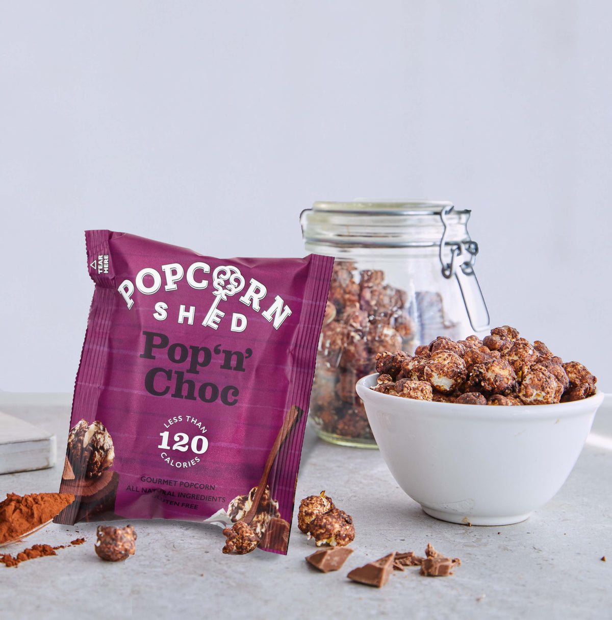 Pop N Choc Popcorn Snack Pack - Popcorn Shed