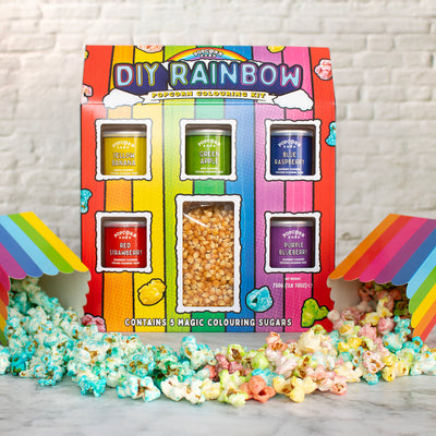 Rainbow DIY Rainbow Popcorn Colouring Kit - Popcorn Shed