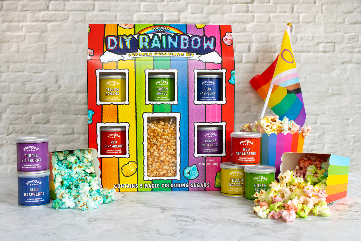 NEW DIY RAINBOW POPCORN KIT
