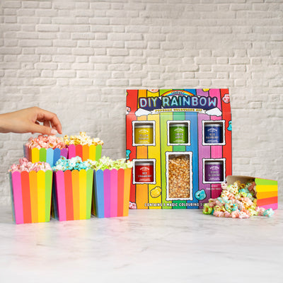 Rainbow DIY Rainbow Popcorn Colouring Kit - Popcorn Shed
