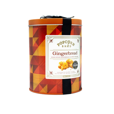 Gingerbread Popcorn Mini Gift Tin - Popcorn Shed