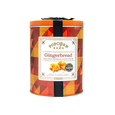 Gingerbread Popcorn Mini Gift Tin - Popcorn Shed