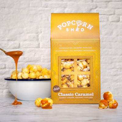 Classic Caramel Popcorn Gold Shed