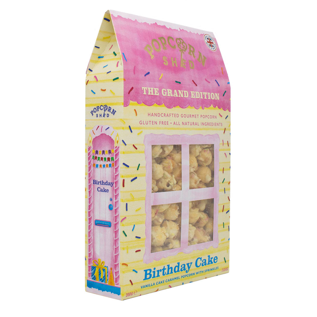 Birthday Cake Popcorn Grand Shed