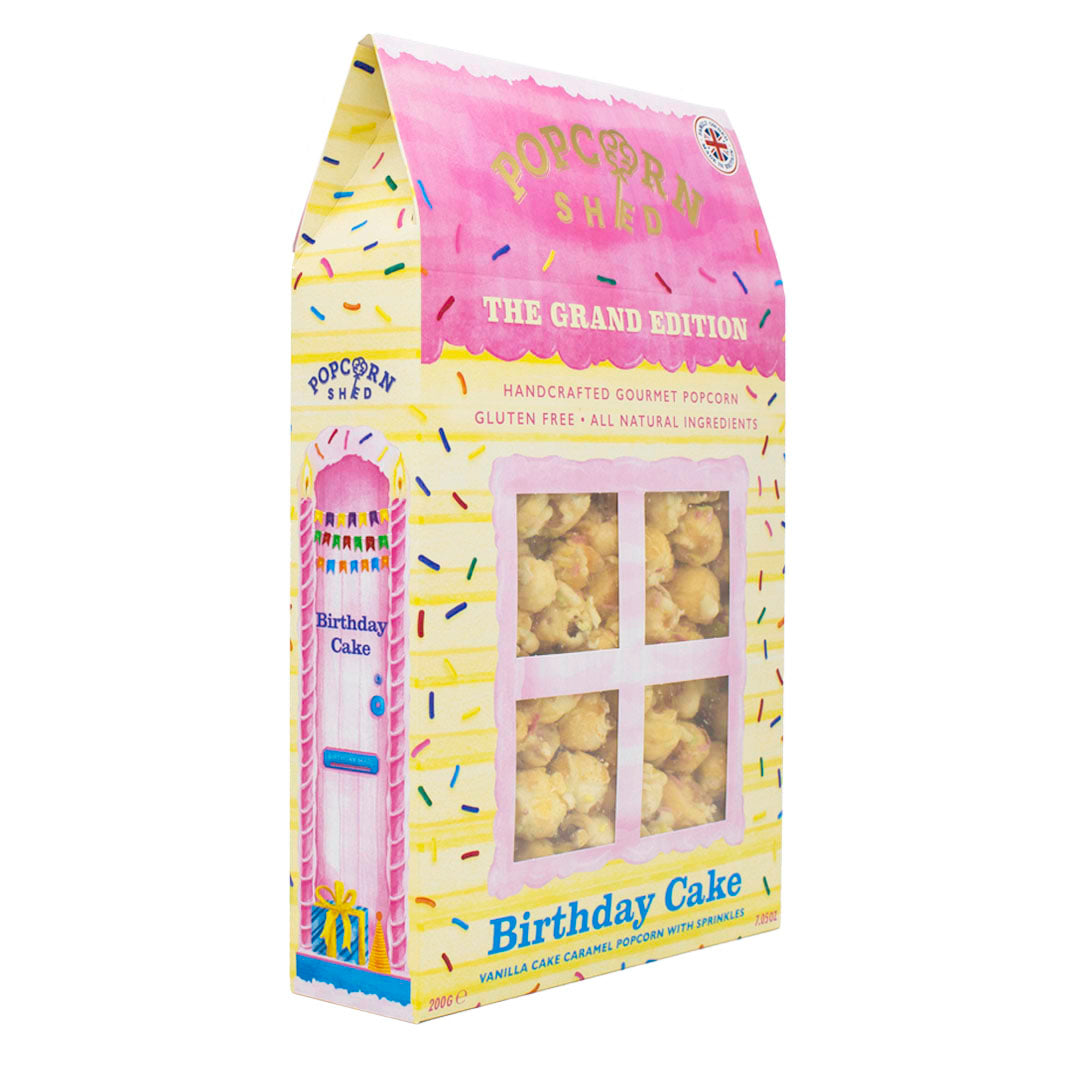 Birthday Cake Popcorn Grand Shed - Popcorn Shed